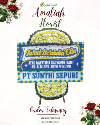 Papan Bunga Duka di Semanan