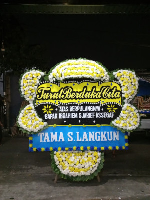 Papan Bunga Duka di Semanan