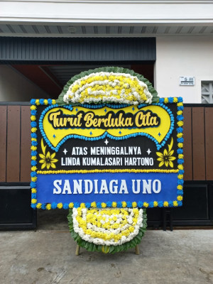 Papan Bunga Duka di Semanan